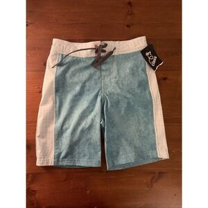 NWT‎ Art Class Boys Sz 8 Blue Skate Swim Trunks Adjustable Style Waist Net Lined